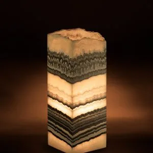 Strata Cube Live Edge Table Lamp