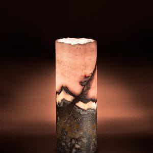 Sedona Cylindrical Live Edge Table Lamp