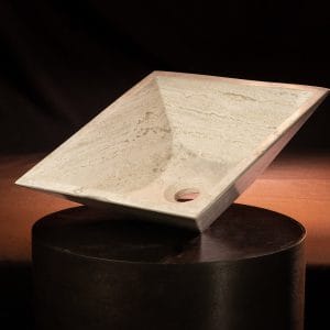 Travertine Light Sink
