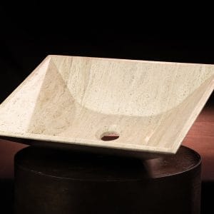 Travertine Light Sink