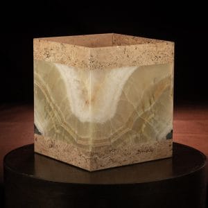 Verdant and Travertine Box