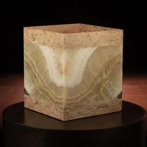 Verdant and Travertine Box