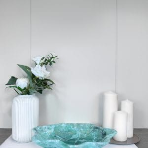 Shallow Rainbow Fluorite Bowl