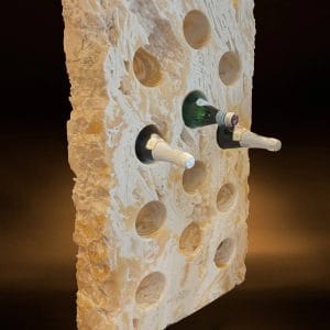Naica Onyx Marble Wine Rack